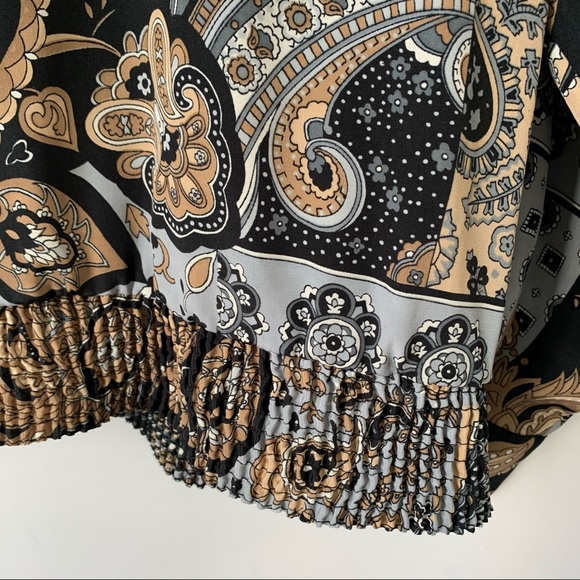 Alfred Dunner Paisley Button Blouse Top Vintage Womens Size 16 - Picture 7 of 8